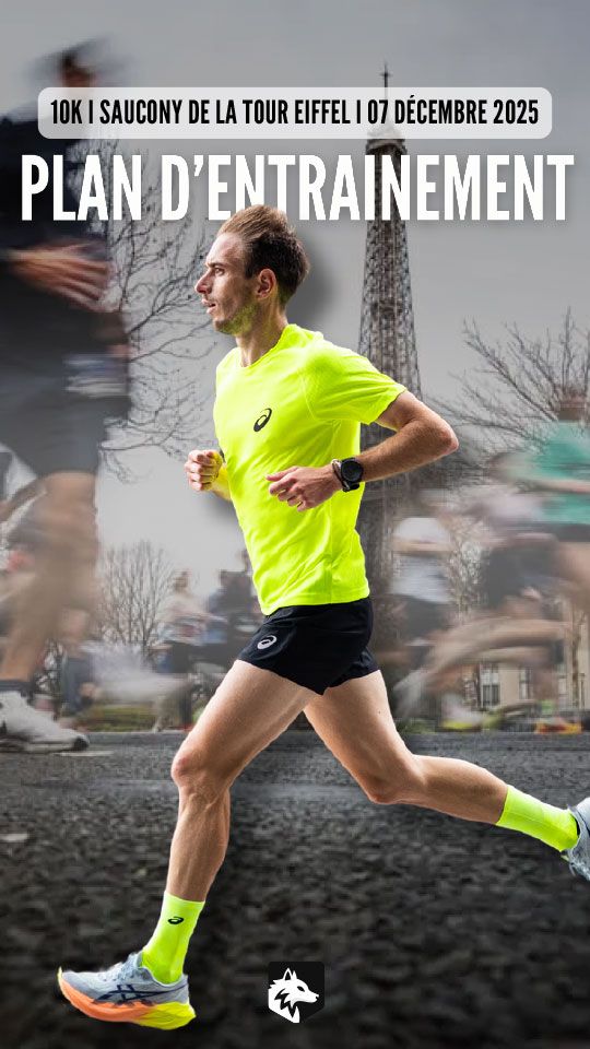 Plan d’entraînement 10 km de Saucony Tour Eiffel – 12 Semaines